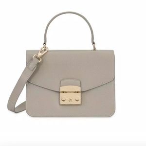 Furla Metropolis top handle bag with crossbody strap small